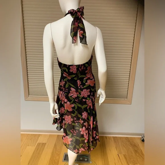 Speechless floral beaded halter neck Women’s Juniors dress Size:3 Like New - Picture 2 of 5